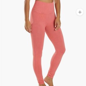 Free People High-Rise 7/8 Good Karma Leggings Pomelo